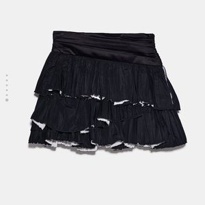 ZARA Ruffle Skirt